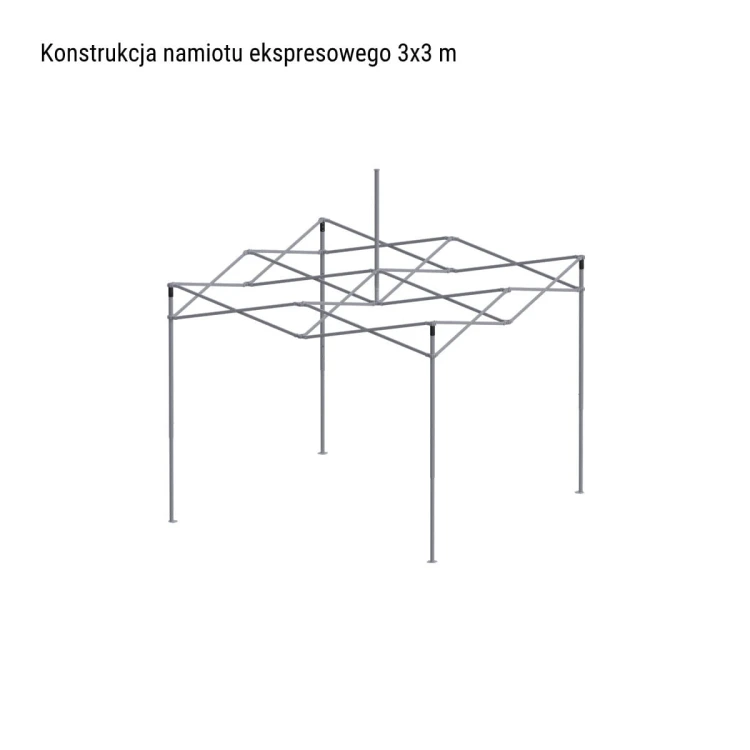 Konstrukcja namiotu ekspresowego 3x3 m