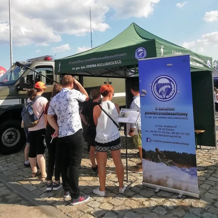 Namiot reklamowy 3x3 6 Batalion powietrznodesantowy