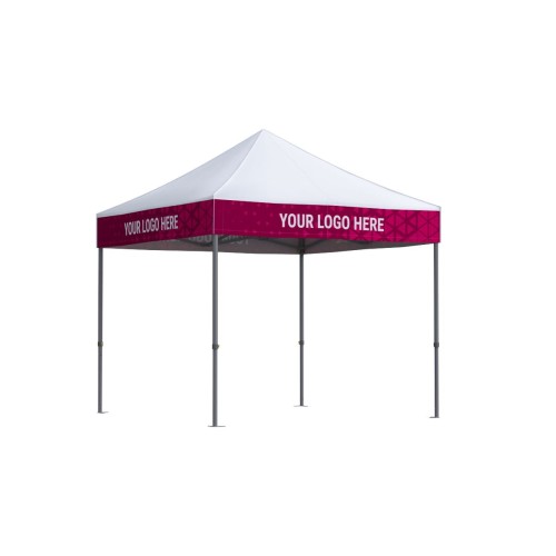 Namiot reklamowy 3x3 Octa Pro LED z nadrukiem na falbanach