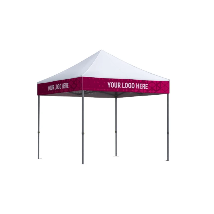 Namiot reklamowy 3x3 Octa Pro LED z nadrukiem na falbanach