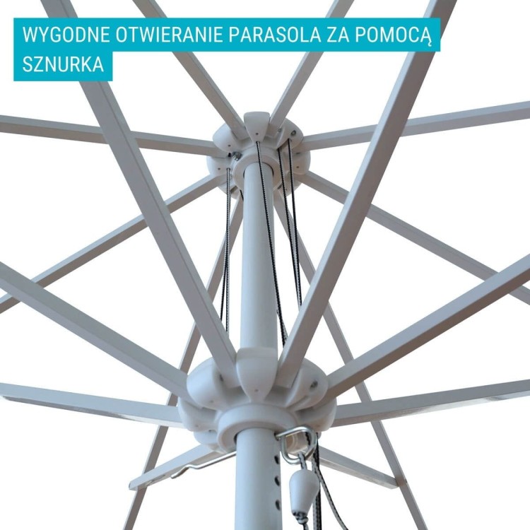 Konstrukcja parasola reklamowego San Carlos fi 3 m