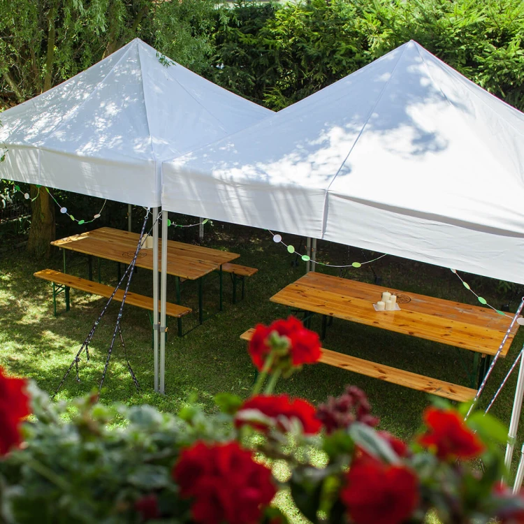 Namioty ekspresowe 3x3 białe