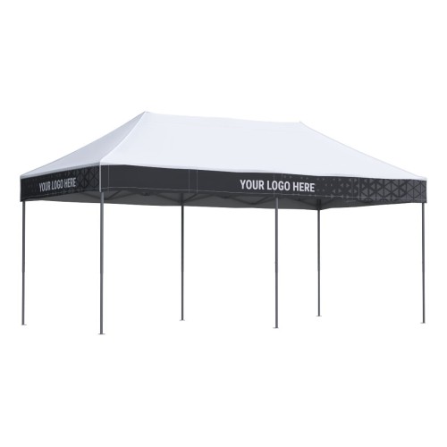Namiot reklamowy ekspresowy 3x6 Octa Go z nadrukiem na falbanach, ściany do własnej aranżacji