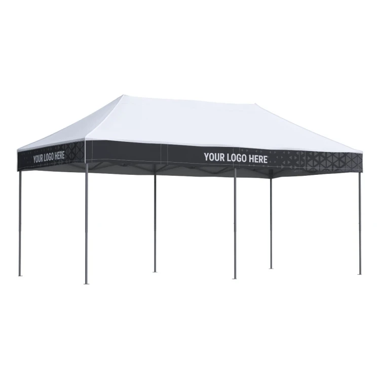 Namiot reklamowy ekspresowy 3x6 Octa Go z nadrukiem na falbanach, ściany do własnej aranżacji