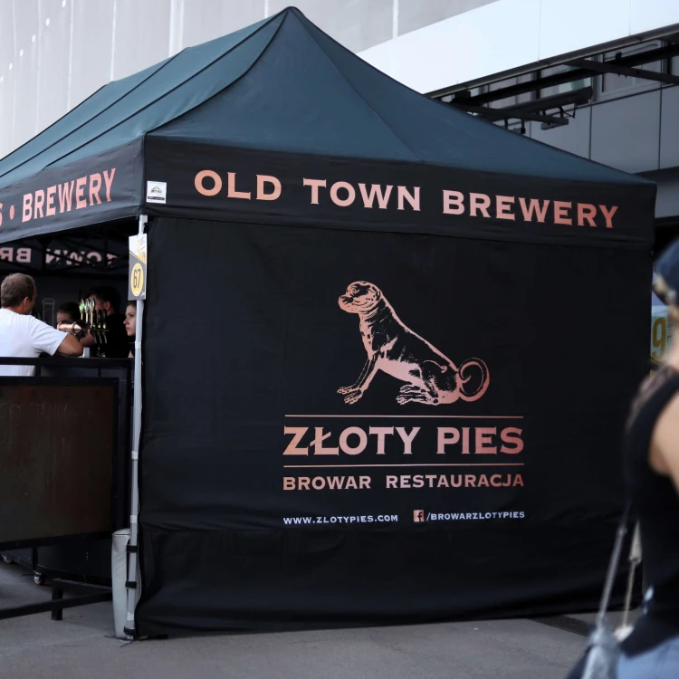 Namiot reklamowy 3x6 z nadrukiem Old Town Brewery