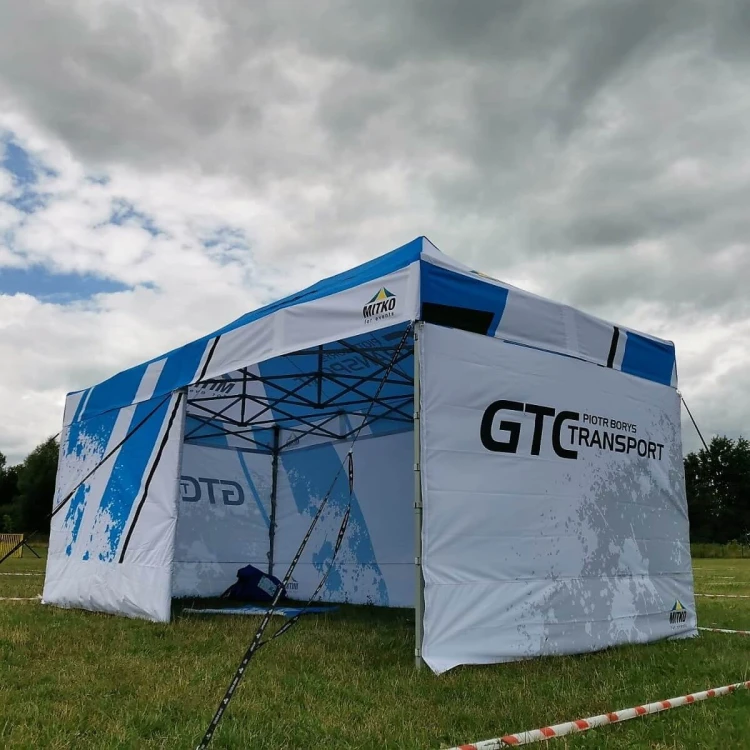Namiot reklamowy 3x6 z nadrukiem sublimacyjnym GTC
