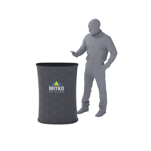 Trybunka tekstylna zaokrąglona