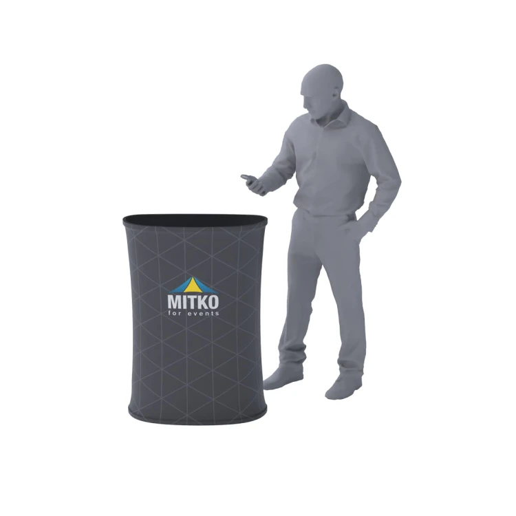 Trybunka tekstylna zaokrąglona