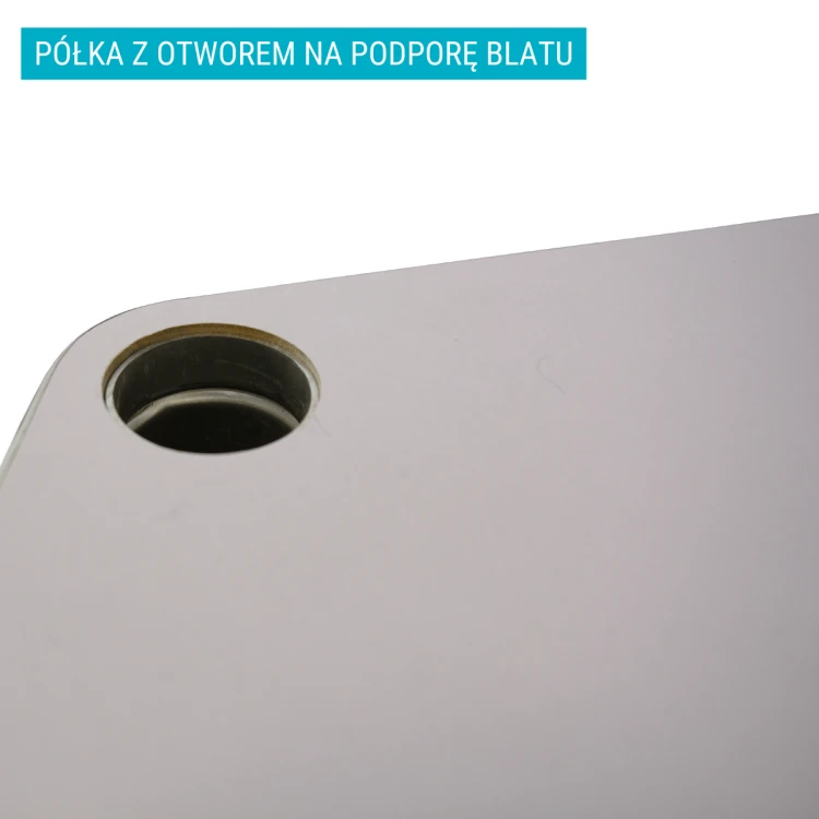 Półka w trybunce zaokrąglonej