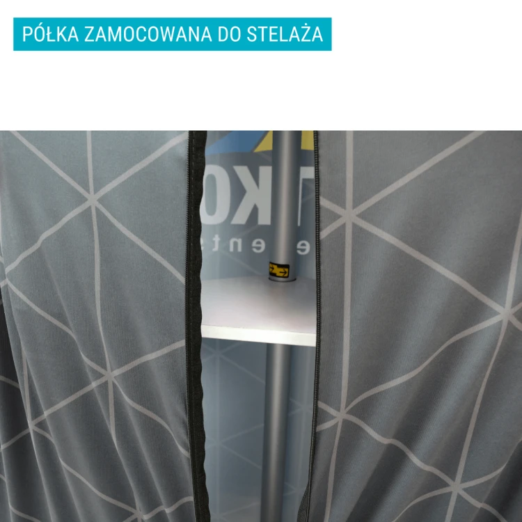 Półka w trybunce zaokrąglonej