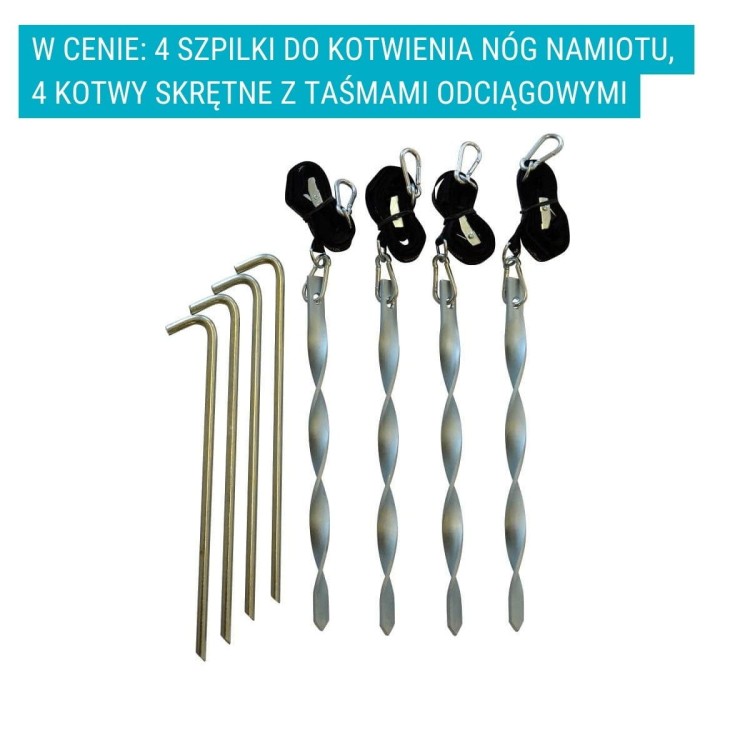Szpilki i kotwy do namiotu pogrzebowego