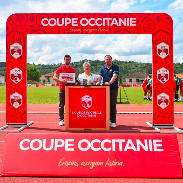 Banda reklamowa 200 cm z nadrukiem Coupe Occitanie