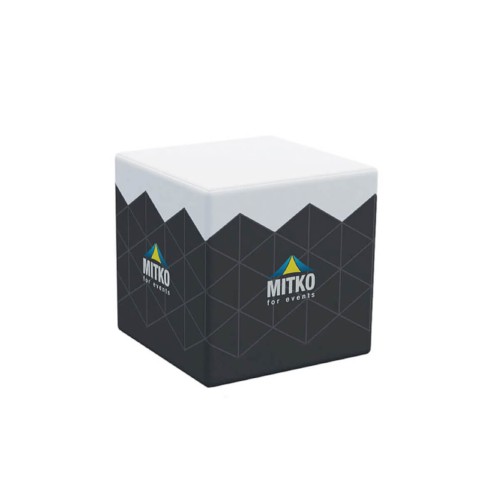 Kostka reklamowa 40 cm z dowolnym nadrukiem - twarda