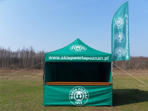 Namiot reklamowy 3x3 m Warta Poznań