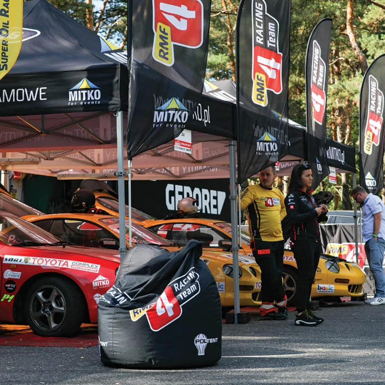 Namiot reklamowy 3x4,5 z nadrukiem Rmf 4RT