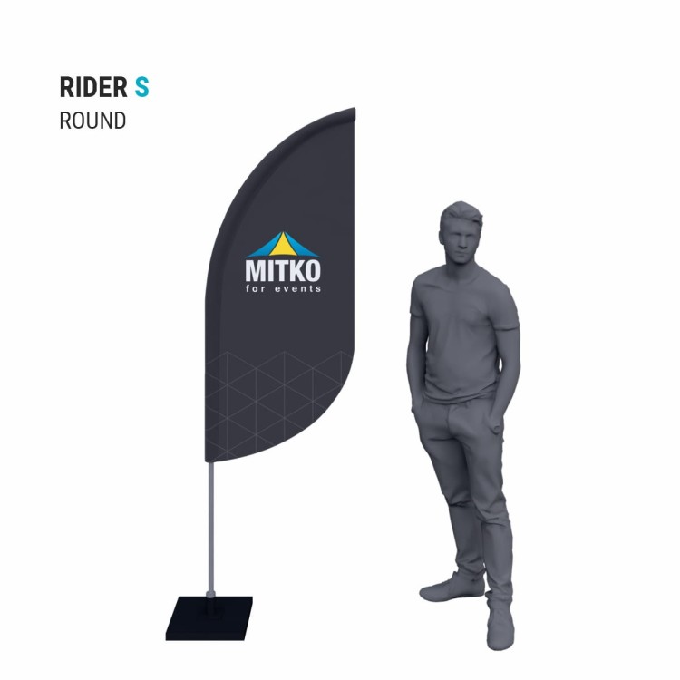 Flaga reklamowa Rider S Round