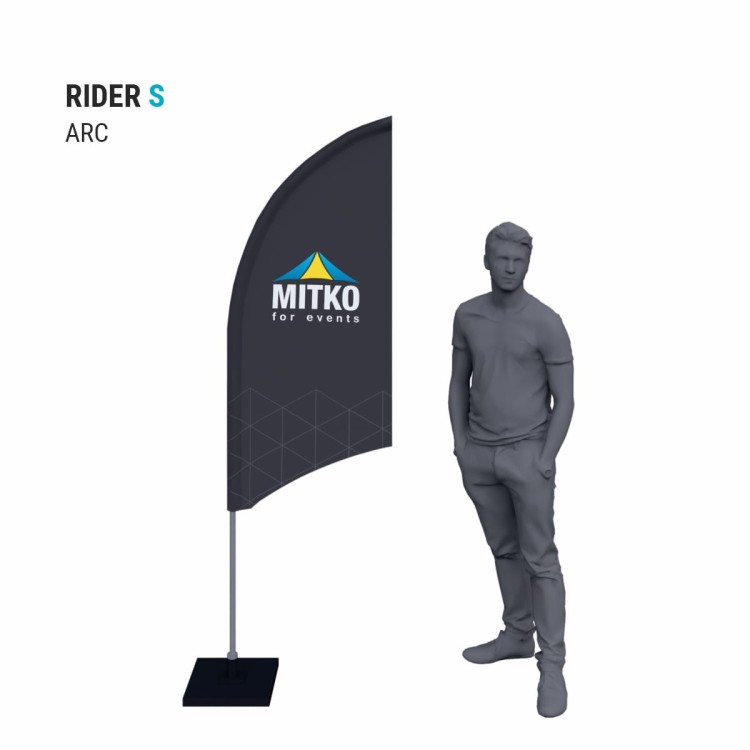 Flaga reklamowa Rider S Arc