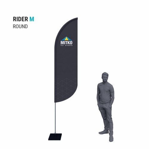 Flaga reklamowa Rider M Round