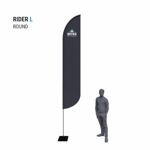 Flaga reklamowa Rider L Round