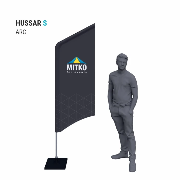 Flaga reklamowa Hussa S Arc