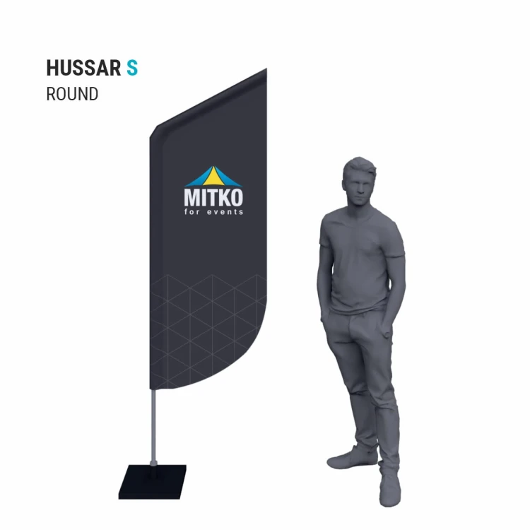 Flaga reklamowa Hussa S Round