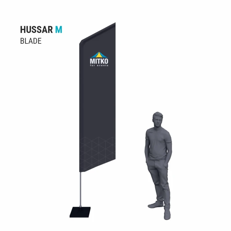 Flaga reklamowa Hussa M Blade