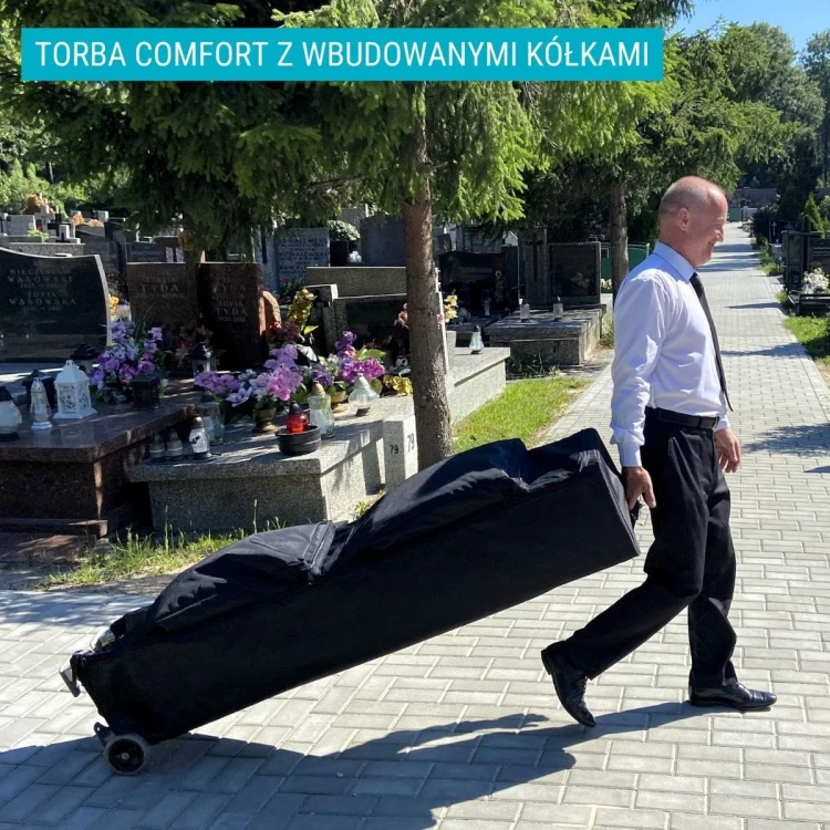 Torba z kółkami do namiotu pogrzebowego