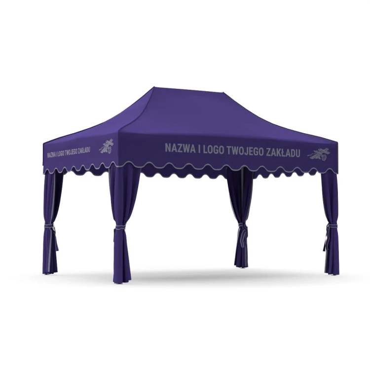 Fioletowy namiot pogrzebowy 3x4,5 m