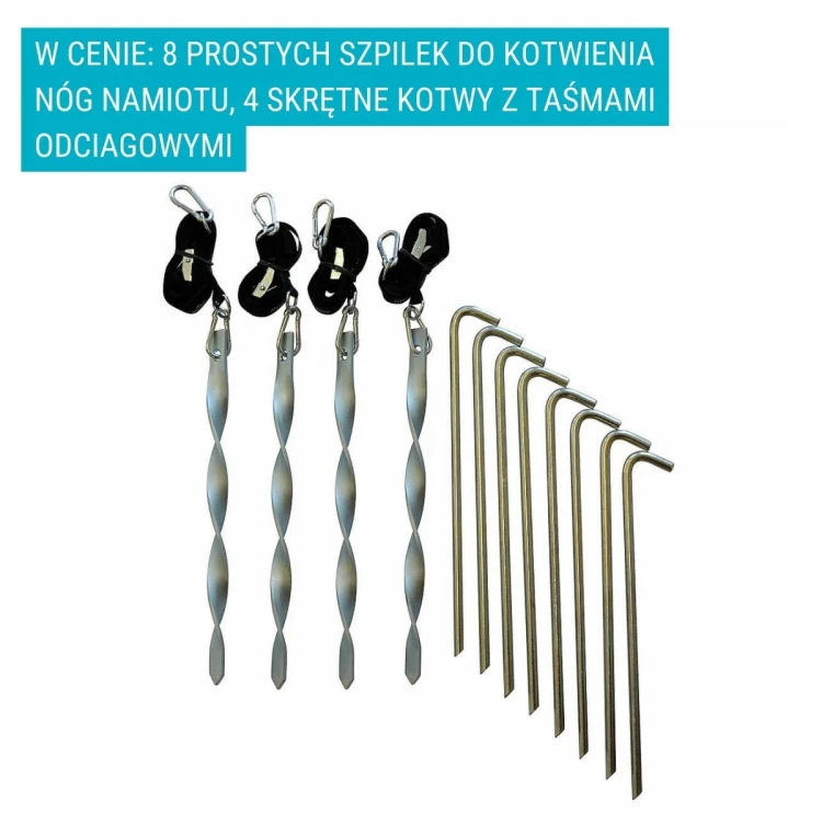 Szpile do kotwienia namiotu pogrzebowego 3x4,5 m