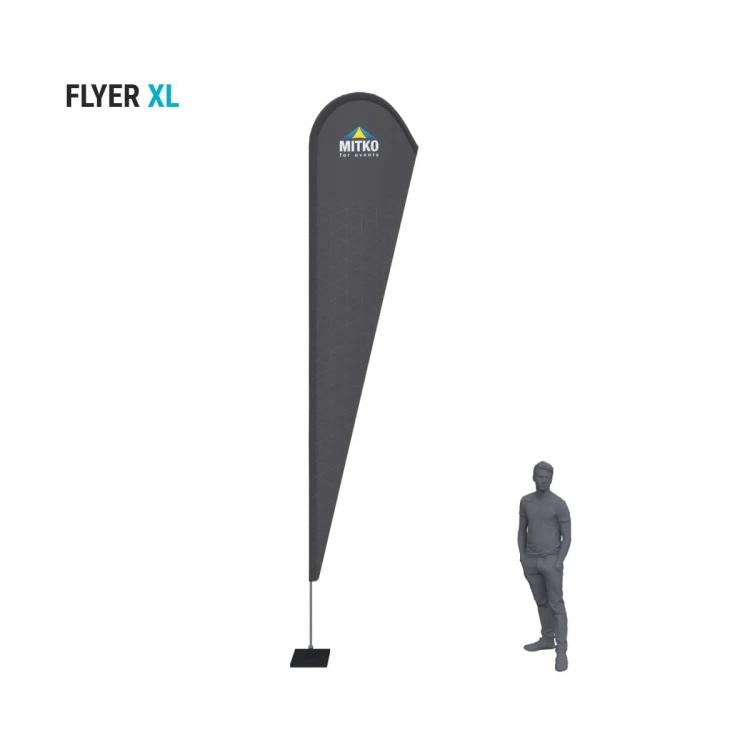 Flaga reklamowa Flyer XL z nadrukiem Mitko