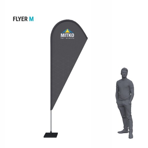 Flaga reklamowa Flyer M z nadrukiem Mitko