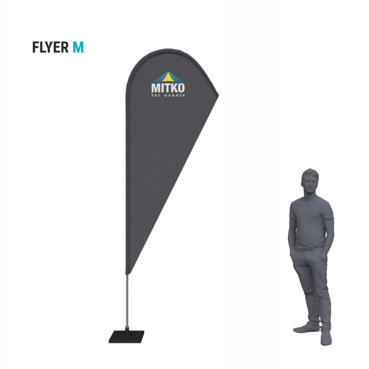 Flaga reklamowa Flyer M z nadrukiem Mitko