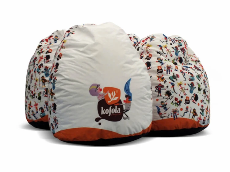 Pufy reklamowe Kofola