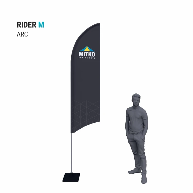 Flaga reklamowa Rider M Arc