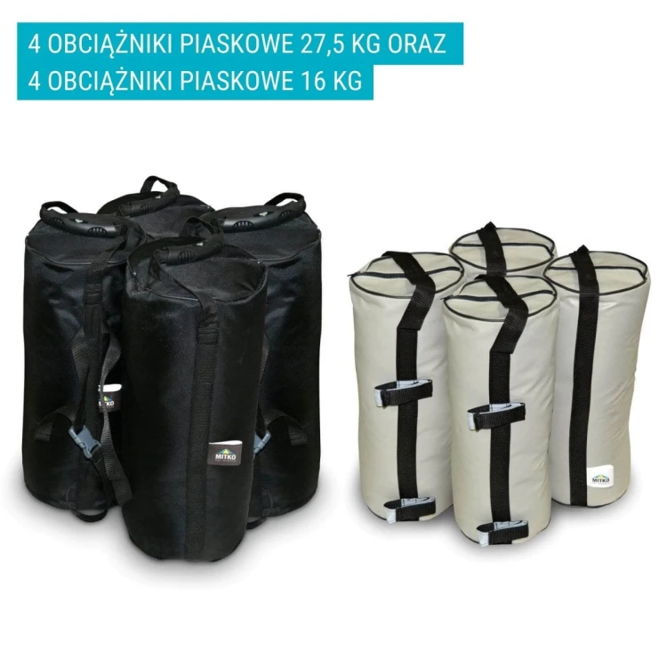 Zestaw obciążników piaskowych do namiotu reklamowego 3x6
