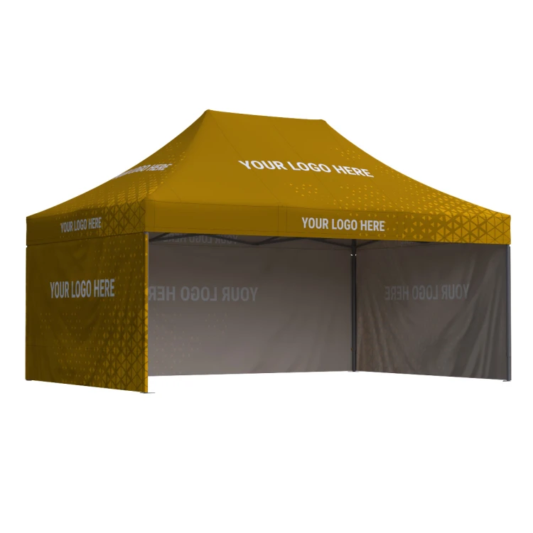Namiot reklamowy 4x6 z 3 ścianami