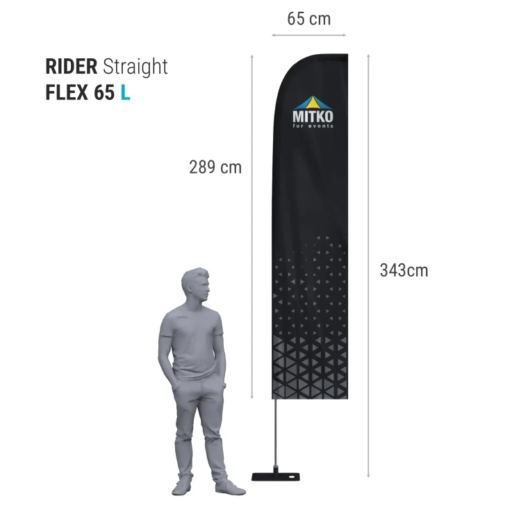 Rider Straight  FLEX  65 L wymiary