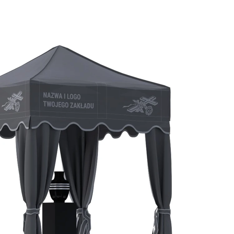 Poszycie namiotu pogrzebowego 2x2 - dark gray