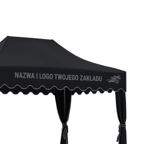 poszycie namiotu pogrzebowego 3x4,5-black