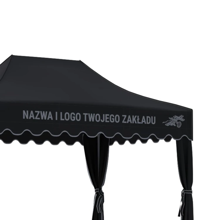 poszycie namiotu pogrzebowego 3x4,5-black