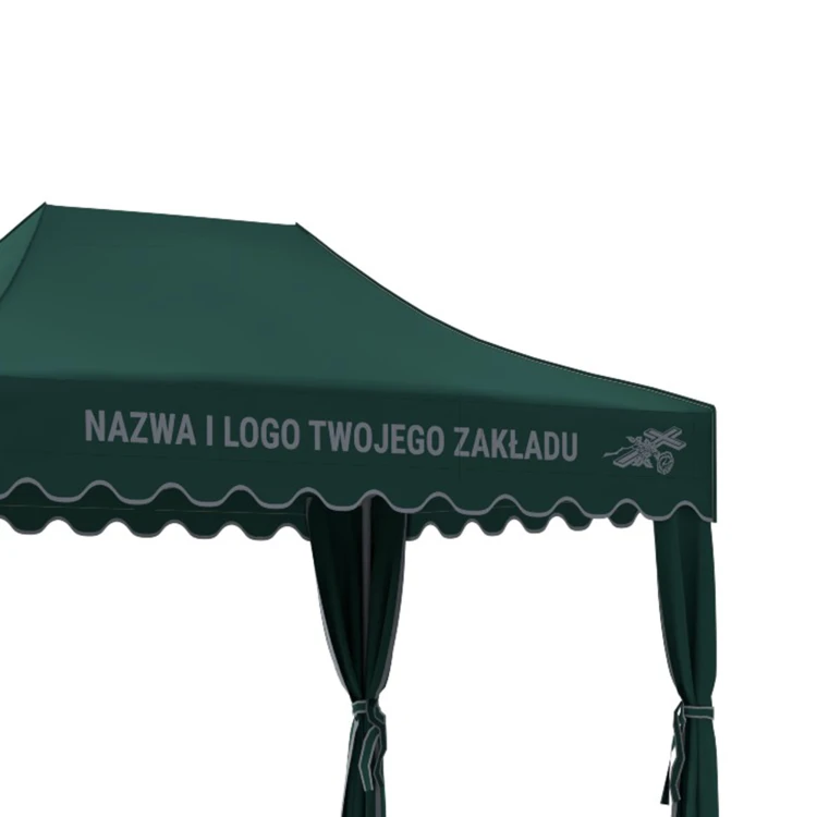 poszycie namiotu pogrzebowego 3x4,5- dark green