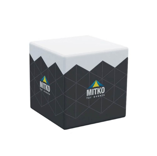 Kostka reklamowa 50 cm z dowolnym nadrukiem - twarda