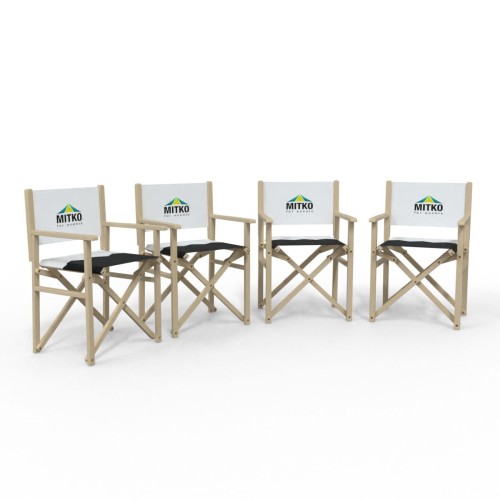 Zestaw 4 krzeseł BOSS z nadrukiem jednostronnym