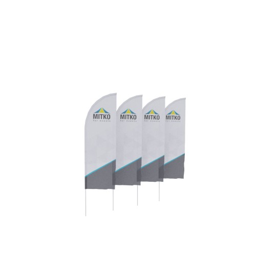 Zestaw 4 flag Rider M