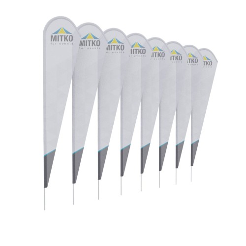 Zestaw 8 flag Flyer XL