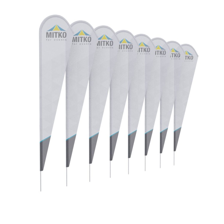 Zestaw 8 flag Flyer XL