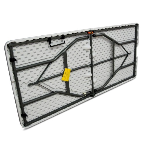 Stół składany prostokątny 152x74x74 cm częściowo złożony