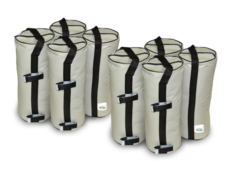 8 obciążników piaskowych