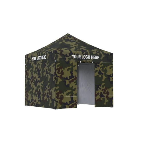 Namiot ekspresowy 3x3 dla służb mundurowych, kolor kamuflaż