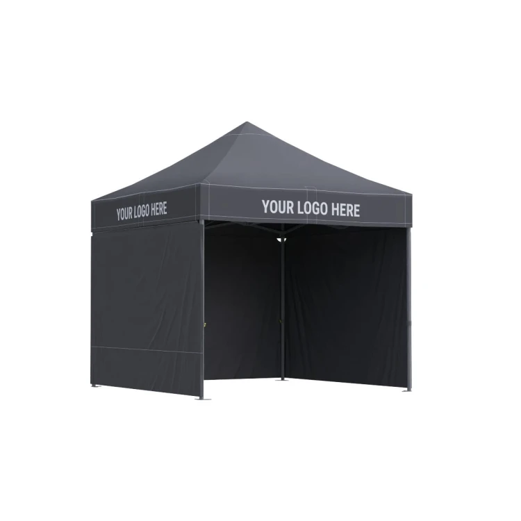 Namiot ekspresowy 3x3 dla służb mundurowych + 3 ściany drak gray